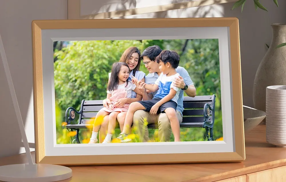 Arzopa D10 Digitális Képkeret - 10,1" - Arany – 4. kép