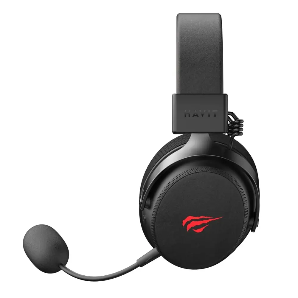 Havit H2015 Pro Five-Mode Vezeték Nélküli Gamer Headset - Fekete-Piros – 5. kép