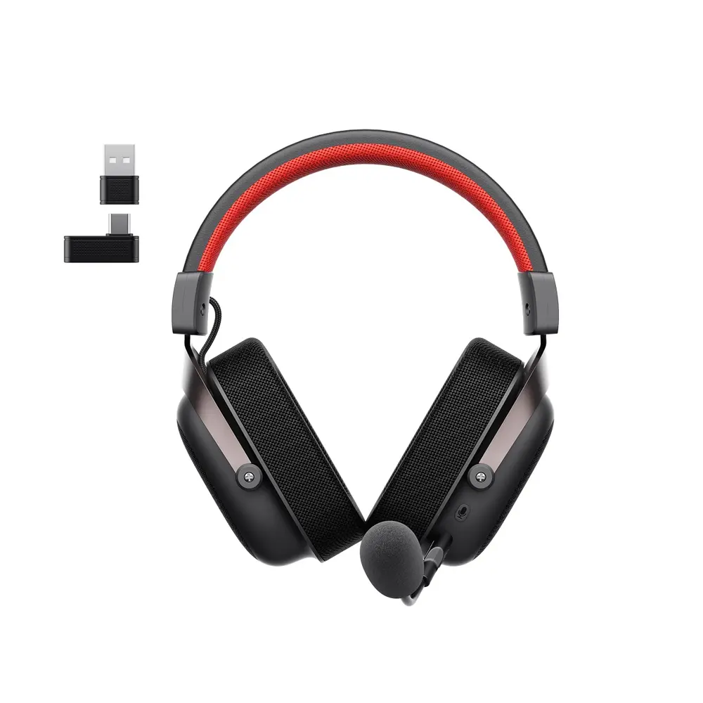 Havit H2002d Pro Five-Mode Vezeték Nélküli Gamer Headset - Fekete-Piros – 5. kép