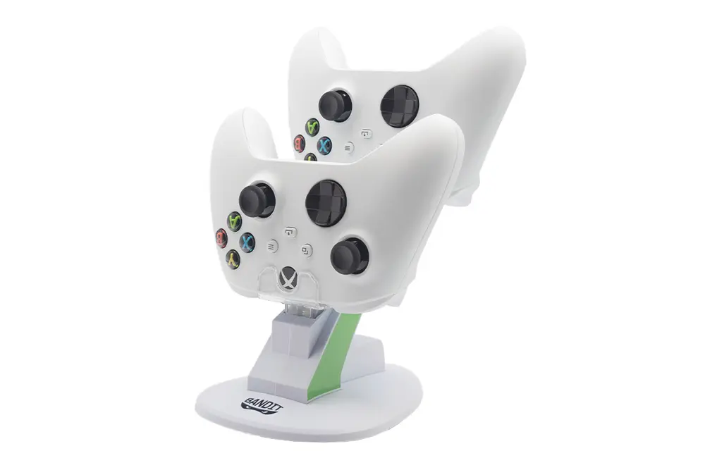 BANDIT Xbox Series X & S - Fehér töltőállomás + 2 db 1400mAh akkumulátor