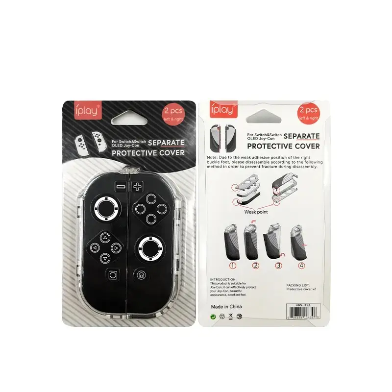 ÍPLAY Nintendo Switch Joy-Con Hard Shell Átlátszó Védőborítás – 8. kép