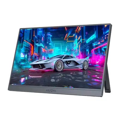 Arzopa Z3FC 16,1" 2,5K IPS hordozható gamer monitor – 180 Hz, szürke