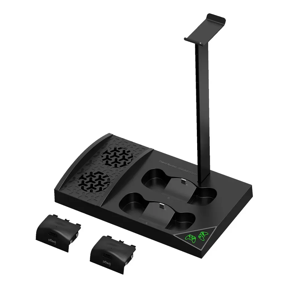 IPega XBS013 Xbox Series S Multifunkciós Állvány RGB + 2 db 1400mAh Akkumulátor – 2. kép
