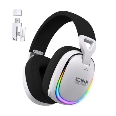 Onikuma GT805 4-Mode Vezeték Nélküli Gamer Headset - Fehér