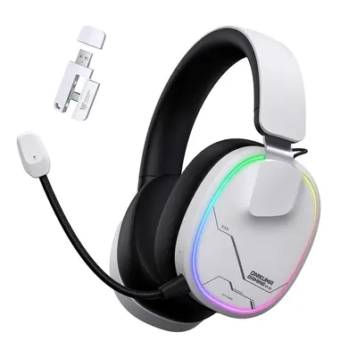 Onikuma GT836 4-Mode vezeték nélküli gamer headset, fehér