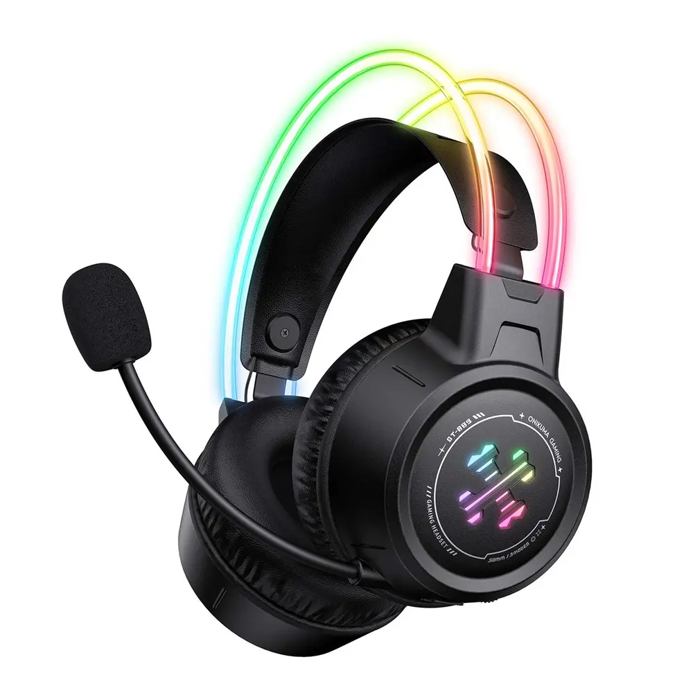 Onikuma GT889 3-Mode vezeték nélküli gamer headset, fekete – 3. kép