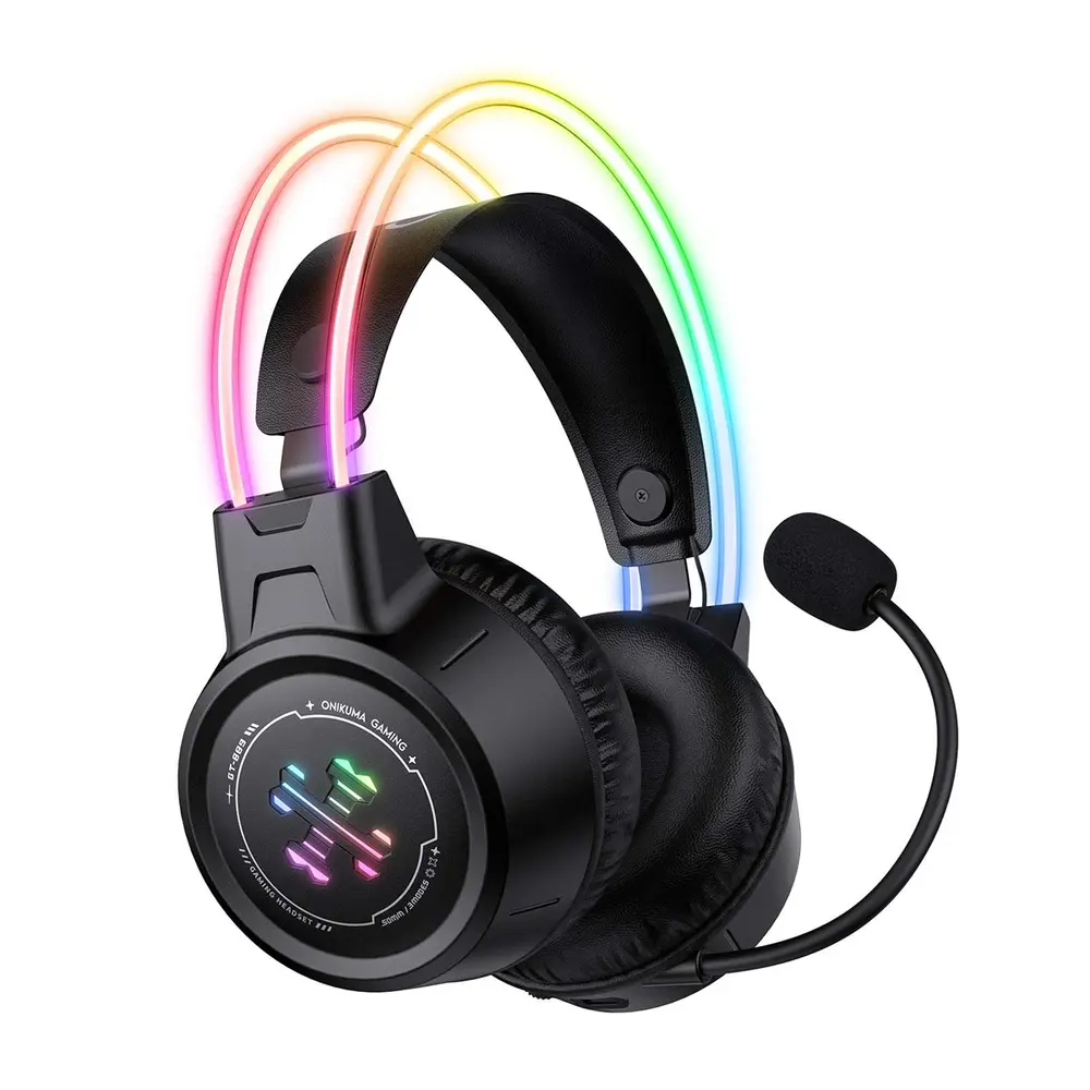 Onikuma GT889 3-Mode vezeték nélküli gamer headset, fekete – 4. kép
