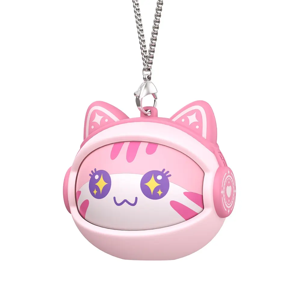 Onikuma TX603 Bluetooth 5.3 TWS gamer fülhallgató cserélhető cicás tokkal, pink