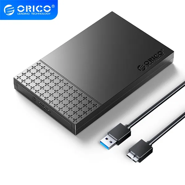 Orico Külső HDD/SSD Ház 2.5" - 2526U3-V1-BK (USB-A 3.0, Max. 7-9,5 mm, Max.: 6TB, fekete) – 2. kép