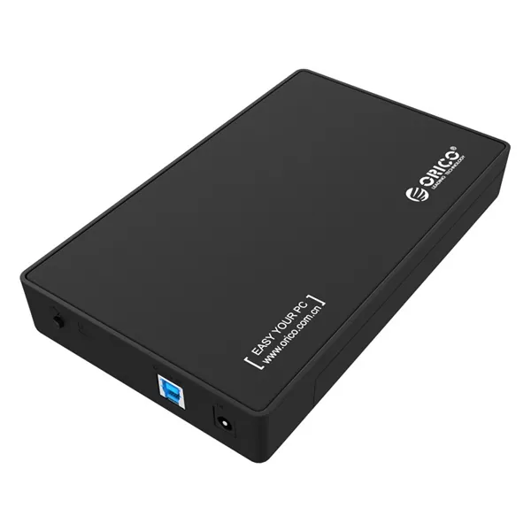 Orico Külső HDD/SSD Ház 3.5"/2,5" - 3588US3-V1-EU-BK/53/ (USB-A 3.0, Max.: 16TB, fekete) – 2. kép