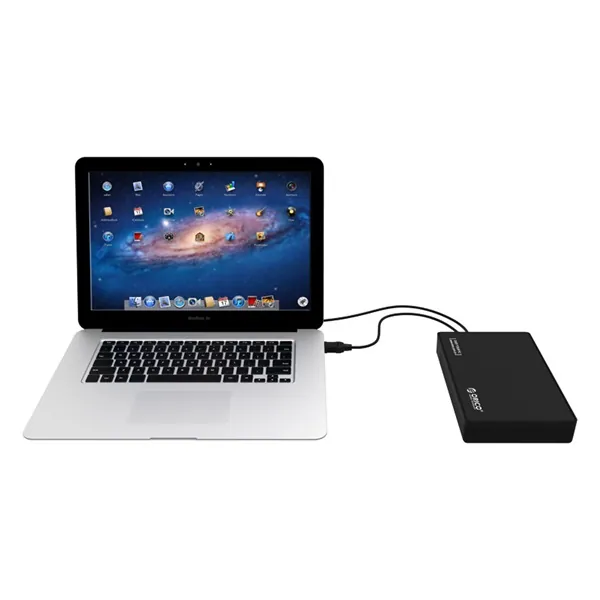 Orico Külső HDD/SSD Ház 3.5"/2,5" - 3588US3-V1-EU-BK/53/ (USB-A 3.0, Max.: 16TB, fekete) – 3. kép