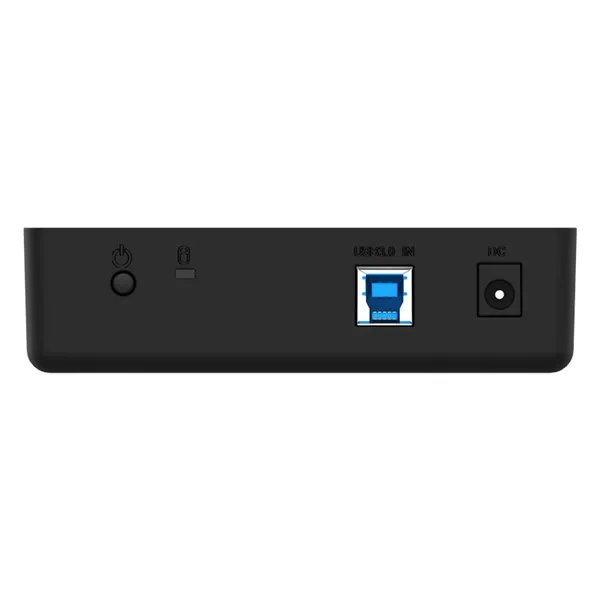 Orico Külső HDD/SSD Ház 3.5"/2,5" - 3588US3-V1-EU-BK/53/ (USB-A 3.0, Max.: 16TB, fekete) – 5. kép