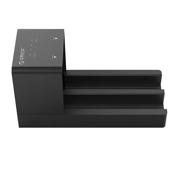 Orico HDD/SSD Dokkoló - 3.5" SATA HDD Duplicator (2x 2,5"/3,5" HDD/SSD -> USB-A, Max.: 16TB, fekete) – 3. kép