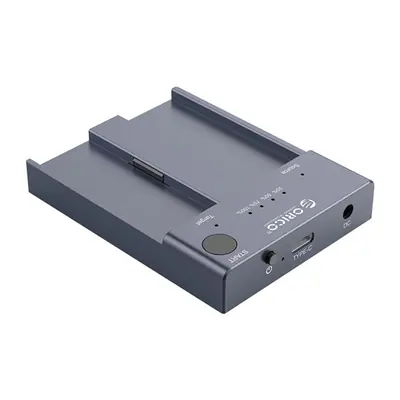 Orico M.2 SSD Dokkoló - M2P2-C3-C-EU (2xM.2 NVMe -> USB-A/C, Max.: 2TB, Offline Klón funkció, Max.: 10Gbps, szürke) – 2. kép