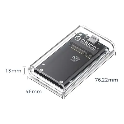 Drive kit USB mSATA USB-C 3.0 Orico TC10-MS-GR-BP – 2. kép