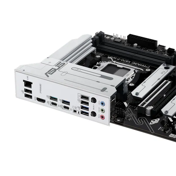 Asus Alaplap - AMD PRIME X870-P WIFI AM5 (X870, ATX, 4xDDR5 8000+MHz, 2xSATA3, 4x M.2, HDMI+USB4) – 3. kép