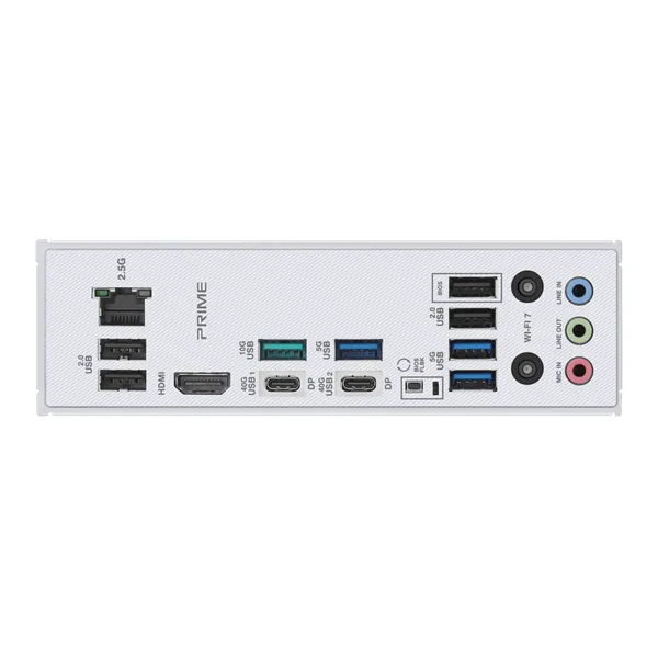 Asus Alaplap - AMD PRIME X870-P WIFI AM5 (X870, ATX, 4xDDR5 8000+MHz, 2xSATA3, 4x M.2, HDMI+USB4) – 4. kép