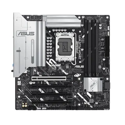 Asus Alaplap - Intel PRIME Z890M-PLUS WIFI LGA1851 (Z890, ATX, 4xDDR5 8666+MHz, 6xSATA3, 3xM.2, HDMI+DP+Type-C) – 2. kép
