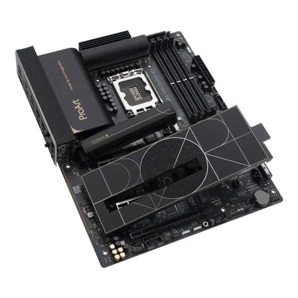 Asus Alaplap - Intel PROART Z890-CREATOR WIFI LGA1851 (Z890, ATX, 4xDDR5 9066+MHz, 4xSATA3, 5xM.2, HDMI+3xTB) – 3. kép
