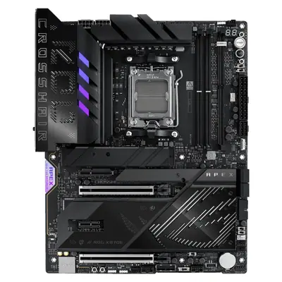 Asus Alaplap - AMD ROG CROSSHAIR X870E APEX AM5 (X870, ATX, 2xDDR5 9600+MHz, 4xSATA3, 5x M.2, 2xUSB4) – 2. kép