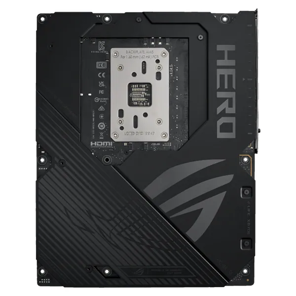Asus Alaplap - AMD ROG CROSSHAIR X870E HERO AM5 (X870, ATX, 4xDDR5 8600+MHz, 4xSATA3, 5x M.2, HDMI+2xUSB4) – 6. kép