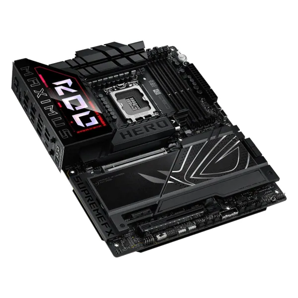 Asus Alaplap - Intel ROG MAXIMUS Z890 HERO LGA1851 (Z890, ATX, 4xDDR5 9200+MHz, 4xSATA3, 6xM.2, HDMI+2xThunderbolt) – 3. kép