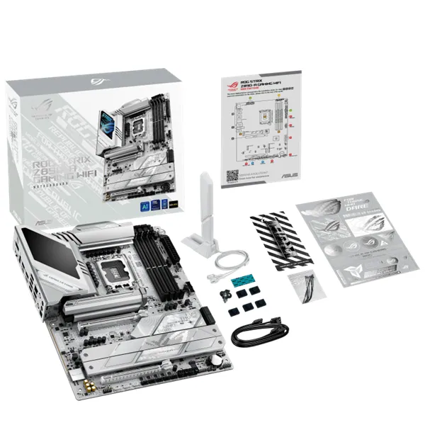 Asus Alaplap - Intel ROG STRIX Z890-A GAMING WIFI LGA1851 (Z890, ATX, 4xDDR5 9066+MHz, 4xSATA3, 5xM.2, HDMI+DP) – 7. kép