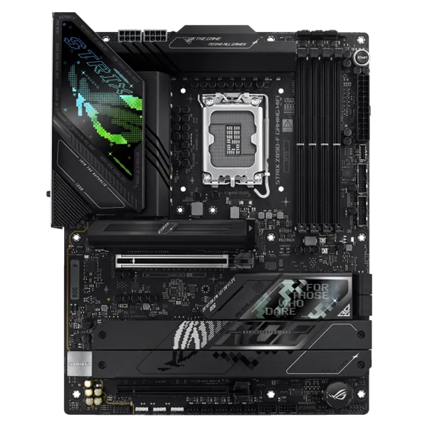Asus Alaplap - Intel ROG STRIX Z890-F GAMING WIFI LGA1851 (Z890, ATX, 4xDDR5 8600+MHz, 4xSATA3, 5xM.2, HDMI+DP) – 2. kép