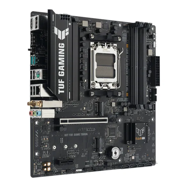 Asus Alaplap - AMD TUF GAMING A620AM-PLUS WIFI AM5 (A620, 4xDDR5 7600+MHz, 1x 2,5 Gb LAN, 2xM.2, 4xSATA3, HDMI+2xDP) – 3. kép