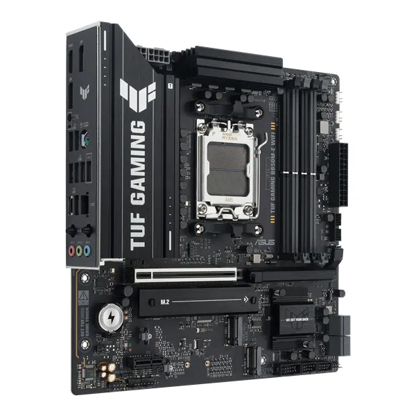 Asus Alaplap - AMD TUF GAMING B850M-E WIFI AM5 (B850, MicroATX, 4xDDR5 8000+MHz, 4xSATA3, 3x M.2, HDMI+2xDP) – 3. kép