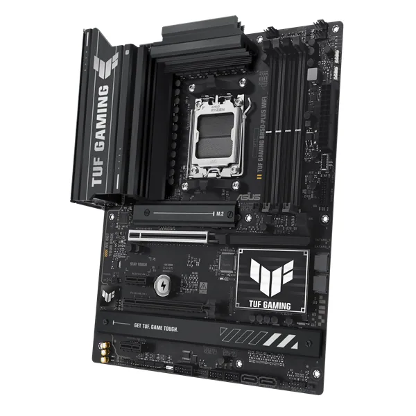 Asus Alaplap - AMD TUF GAMING B850-PLUS WIFI AM5 (B850, ATX, 4xDDR5 8000+MHz, 4xSATA3, 3x M.2, HDMI+DP) – 3. kép