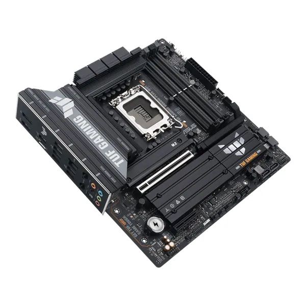 Asus Alaplap - Intel TUF GAMING B860M-PLUS WIFI s1851 (B860, 4xDDR5 8800+MHz, 4xSATA3, 3xM.2, HDMI+DP+USB-C) – 3. kép