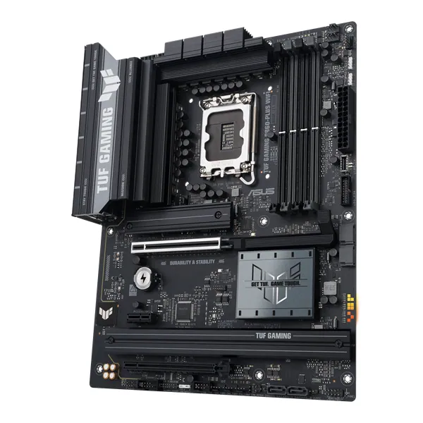Asus Alaplap - Intel TUF GAMING B860-PLUS WIFI s1851 (B860, 4xDDR5 8666+MHz, 4xSATA3, 3xM.2, HDMI+DP+USB-C) – 3. kép