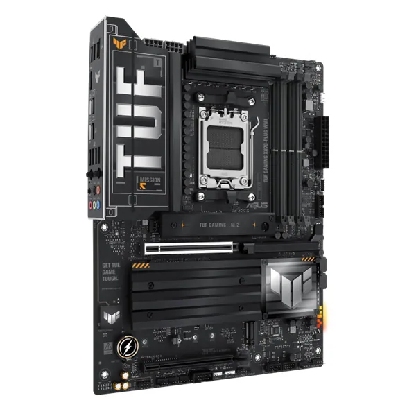 Asus Alaplap - AMD TUF GAMING X870-PLUS WIFI AM5 (X870, ATX, 4xDDR5 8000+MHz, 2xSATA3, 4x M.2, HDMI+USB4) – 2. kép