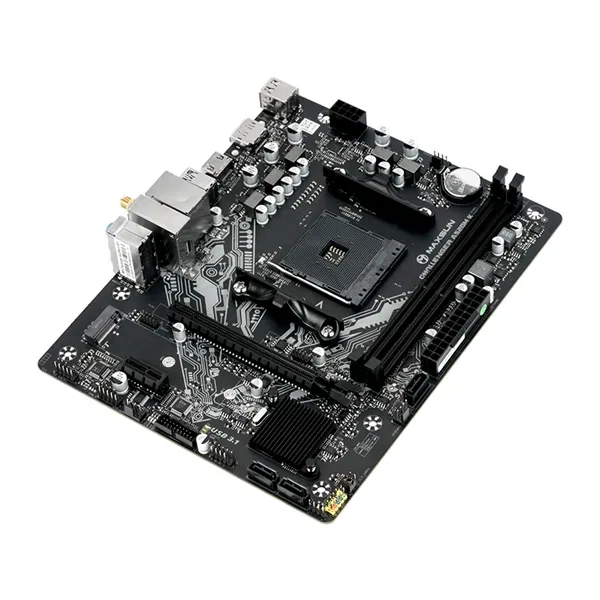 Maxsun Alaplap - AMD MS-CHALLENGER A520M-K WIFI AM4 (A520, mATX, 2xDDR4 2666MHz, 3xSATA3, M.2, HDMI, DP) – 2. kép