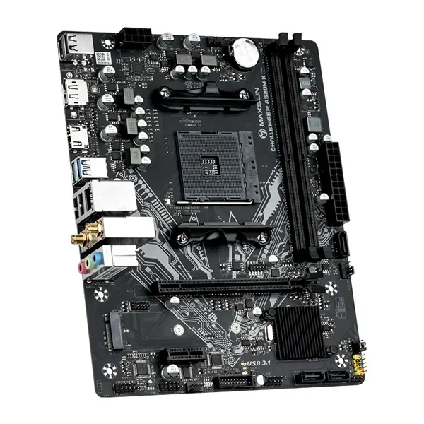Maxsun Alaplap - AMD MS-CHALLENGER A520M-K WIFI AM4 (A520, mATX, 2xDDR4 2666MHz, 3xSATA3, M.2, HDMI, DP) – 4. kép