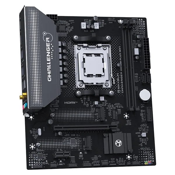 Maxsun Alaplap - AMD MS-CHALLENGER B850M PLUS WIFI AM5 (B850, mATX, 2xDDR5 8000MHz, 2xSATA3, 2xM.2, HDMI, DP) – 3. kép