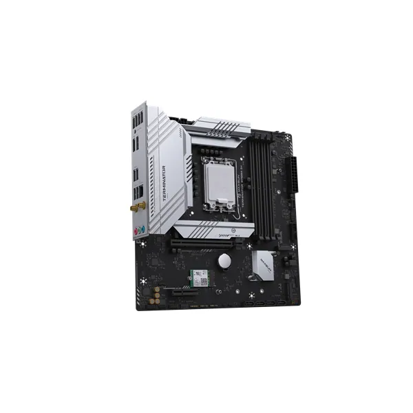 Maxsun Alaplap - Intel MS-TERMINATOR B760M D4 WIFI V2 s1700 (B760, mATX, 4xDDR4 3200MHz, 4xSATA3, 3xM.2, HDMI, DP) – 2. kép