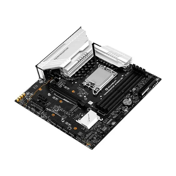 Maxsun Alaplap - Intel MS-TERMINATOR B760M D5 WIFI V2 s1700 (B760, mATX, 2xDDR5 7600MHz, 4xSATA3, 3xM.2, HDMI, DP) – 2. kép