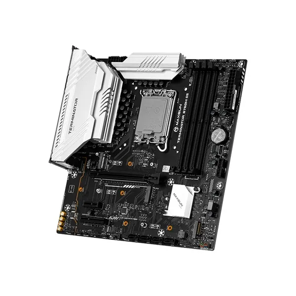 Maxsun Alaplap - Intel MS-TERMINATOR B760M D5 WIFI V2 s1700 (B760, mATX, 2xDDR5 7600MHz, 4xSATA3, 3xM.2, HDMI, DP) – 4. kép