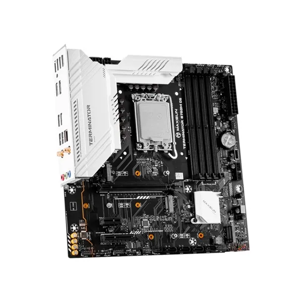 Maxsun Alaplap - Intel MS-TERMINATOR B760M D5 WIFI V2 s1700 (B760, mATX, 2xDDR5 7600MHz, 4xSATA3, 3xM.2, HDMI, DP) – 5. kép