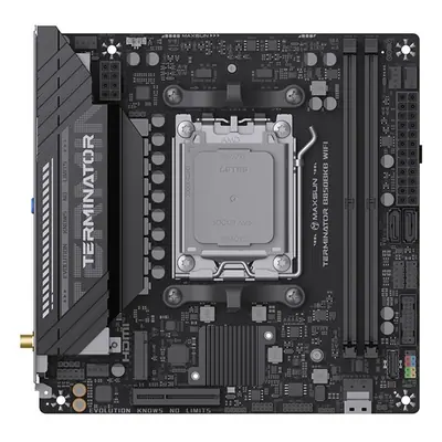 Maxsun Alaplap - AMD MS-TERMINATOR B850M PRO II WIFI7 AM5 (B850, mATX, 4xDDR5 8000MHz, 2xSATA3, 3xM.2, HDMI, DP)