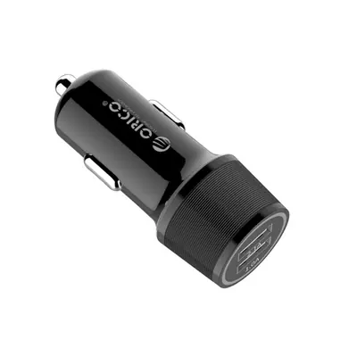 ORICO autós töltő - UCC-2U-BK (Szivargyújtós, USB-A+USB-C, fekete) – 2. kép