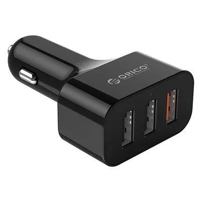 ORICO autós töltő - UCH-Q3-BK (Szivargyújtós, 3xUSB-A 35W, fekete)