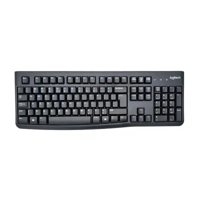 Logitech Billentyűzet - K120 (Vezetékes, USB, Gravírozott Magyar, fekete)