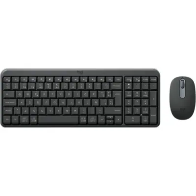 Logitech Billentyűzet/Egér Kit - MK250 (Vezeték nélküi, + egér , Bluetooth, Fekete)