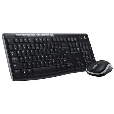 Logitech MK270 Wireless Billentyűzet + Egér Black HU