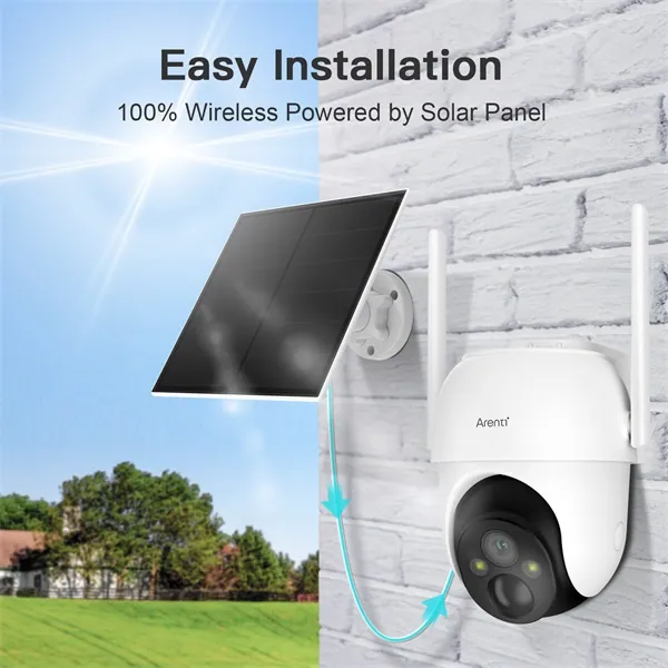 Laxihub GO2T-SP2 Outdoor Battery PT Camera with Solar Panel – 4. kép