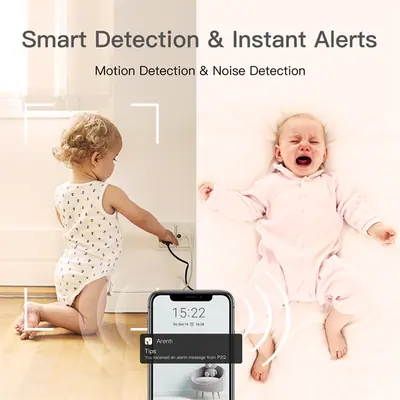 Arenti IP wifi PT dómkamera - P2Q (4MP, 3,6mm, beltéri, IR10m, microSD, mikrofon, hangszóró) – 2. kép