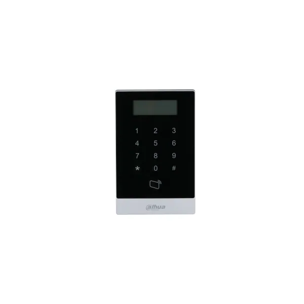 Dahua beléptető vezérlő - ASI1201A-ME (LCD, Keypad; IC+ID kártya; RS485+Wiegand; RJ45; 12VDC)